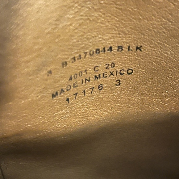 Frye Paige Black Leather Boots Sz 9 1/2 - Picture 14 of 14